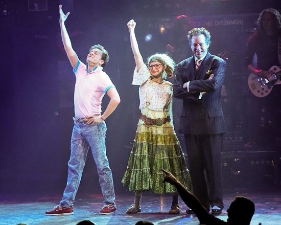 Tom Lenk's Broadway debut in Rock of Ages