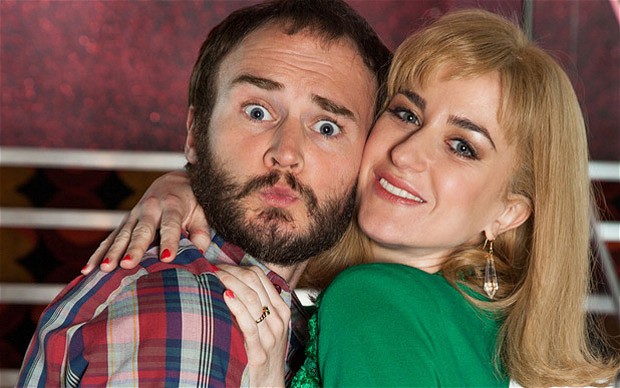 Oliver Lansley and Katherine Kelly in Best Possible Taste: the Kenny Everett Story