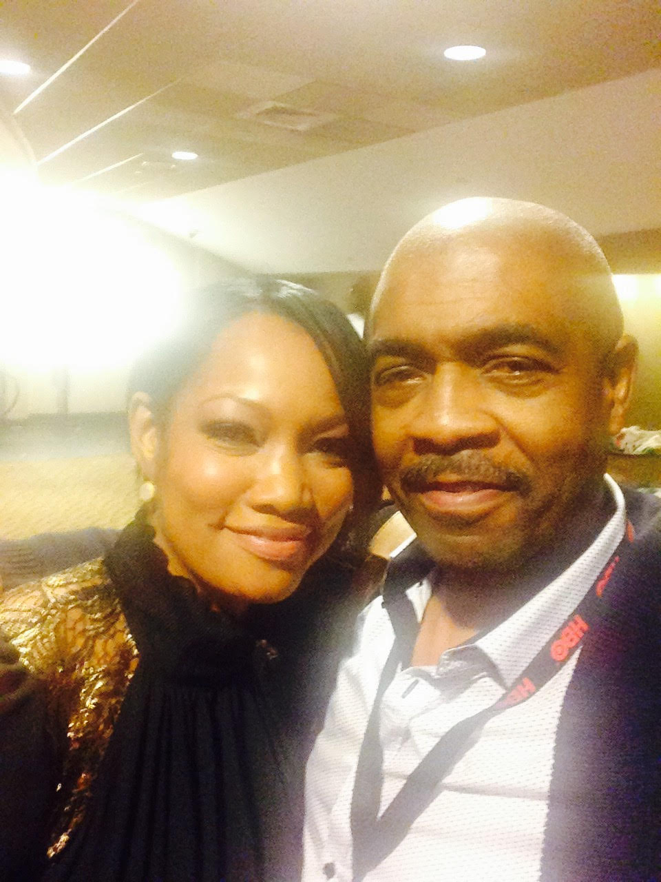 UrbanWorld Film Festival Ron Lang with Garcelle Beauvais