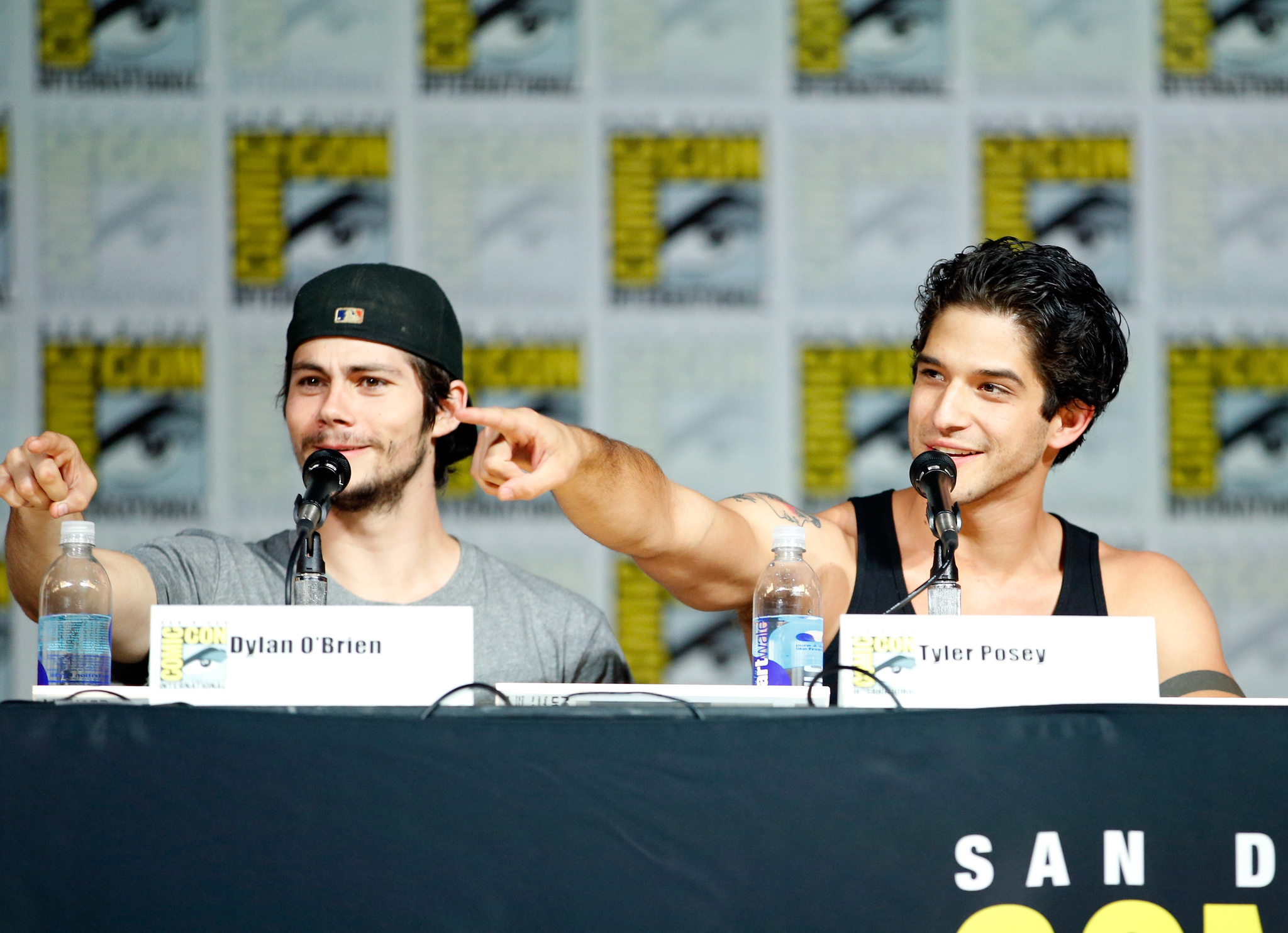 Tyler Posey and Dylan O'Brien at event of Teen Wolf (2011)