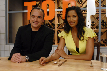 Still of Padma Lakshmi and Jean-Georges Vongerichten in Top Chef (2006)