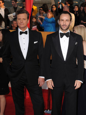 Colin Firth and Tom Ford