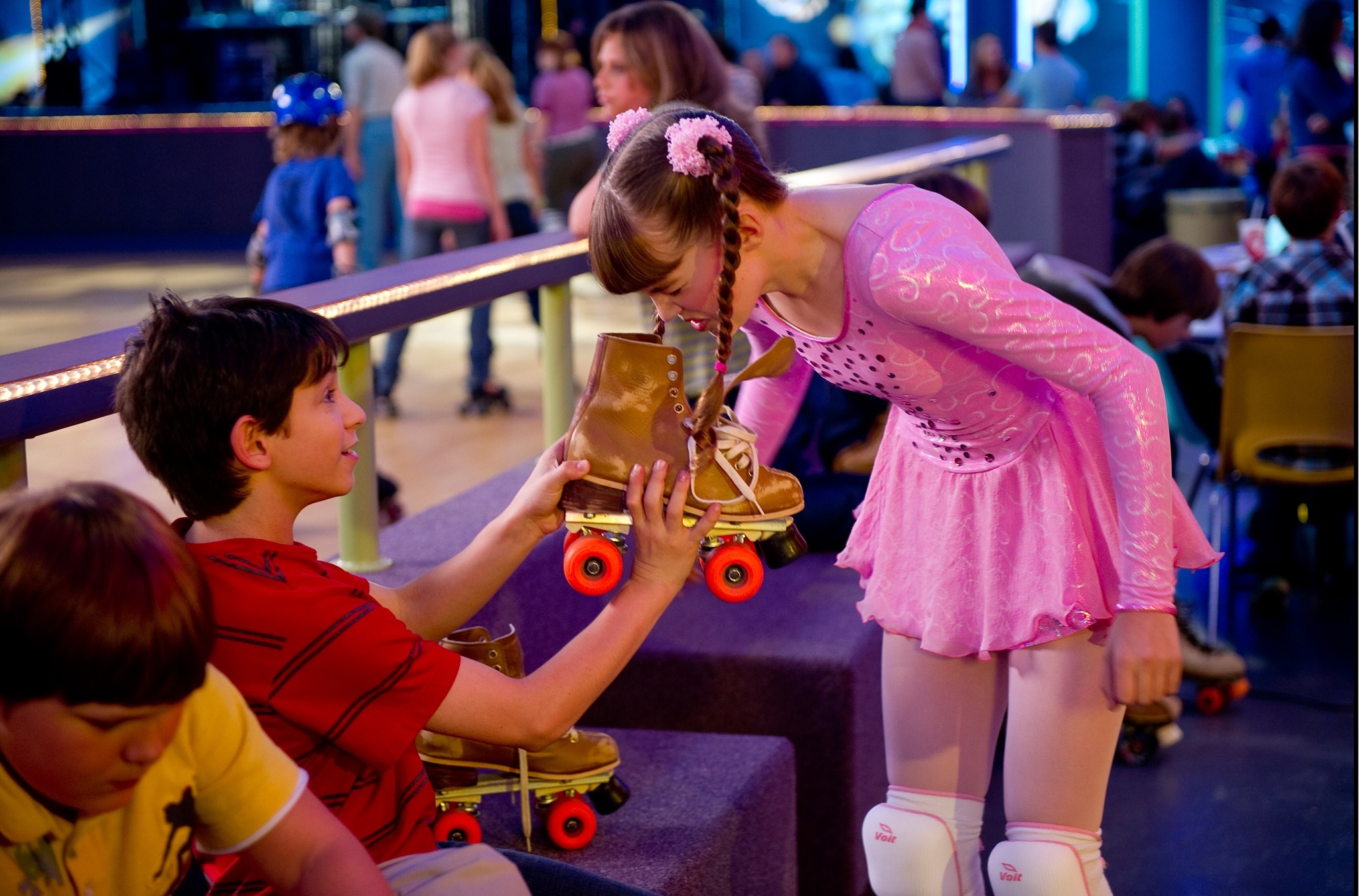 Still of Patty Farrell and Zachary Gordon in Diary of a Wimpy Kid: Rodrick Rules (2011)