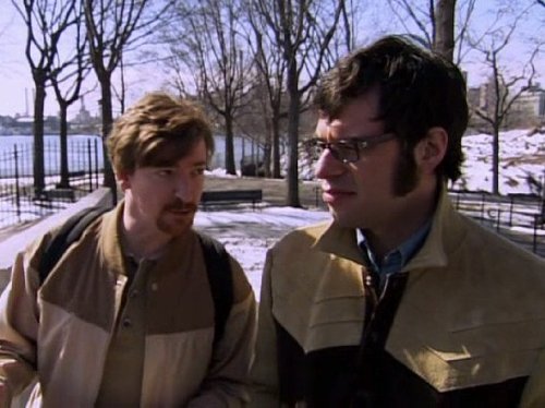 Still of Rhys Darby and Jemaine Clement in Flight of the Conchords (2007)
