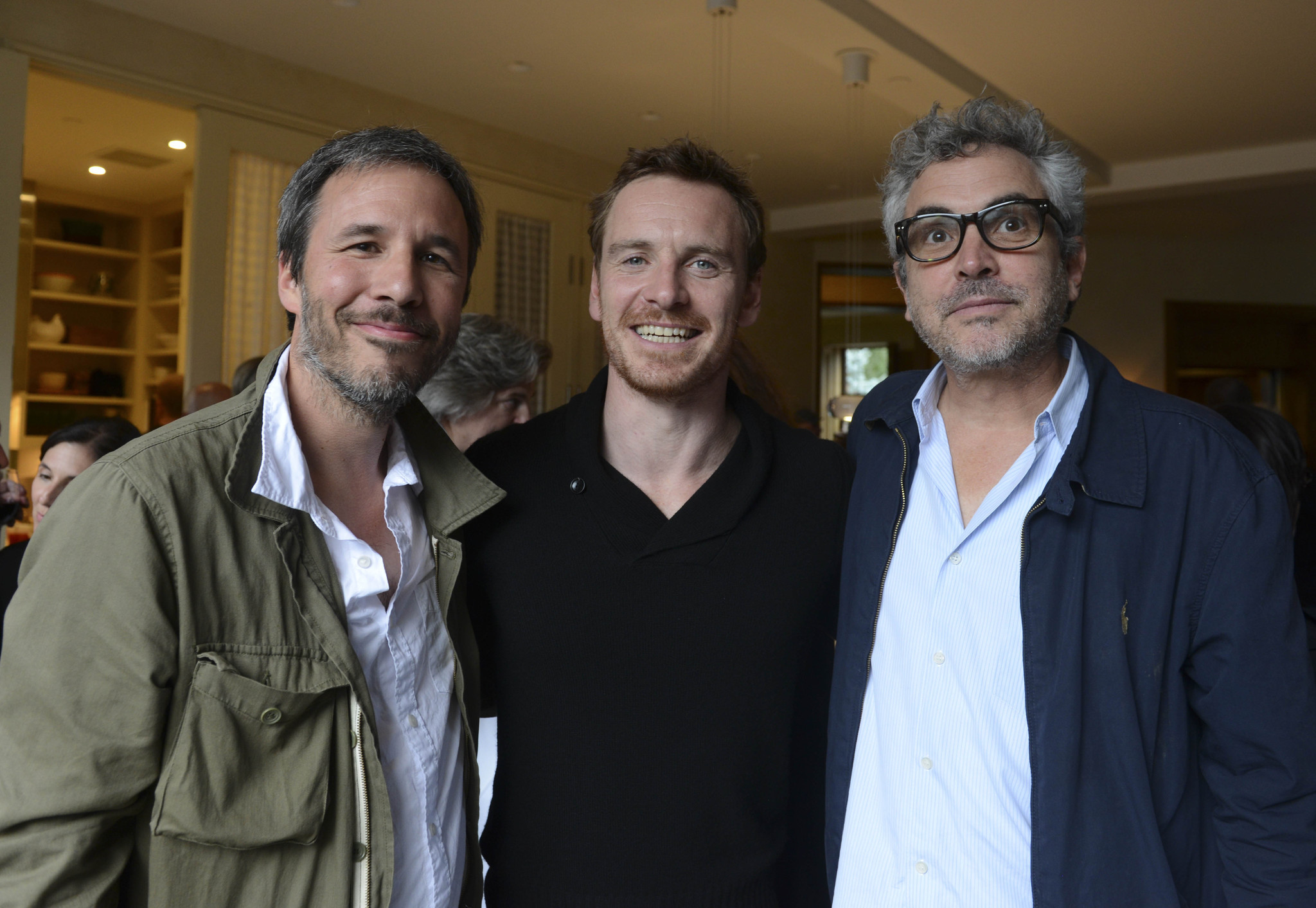 Alfonso Cuarón, Denis Villeneuve and Michael Fassbender