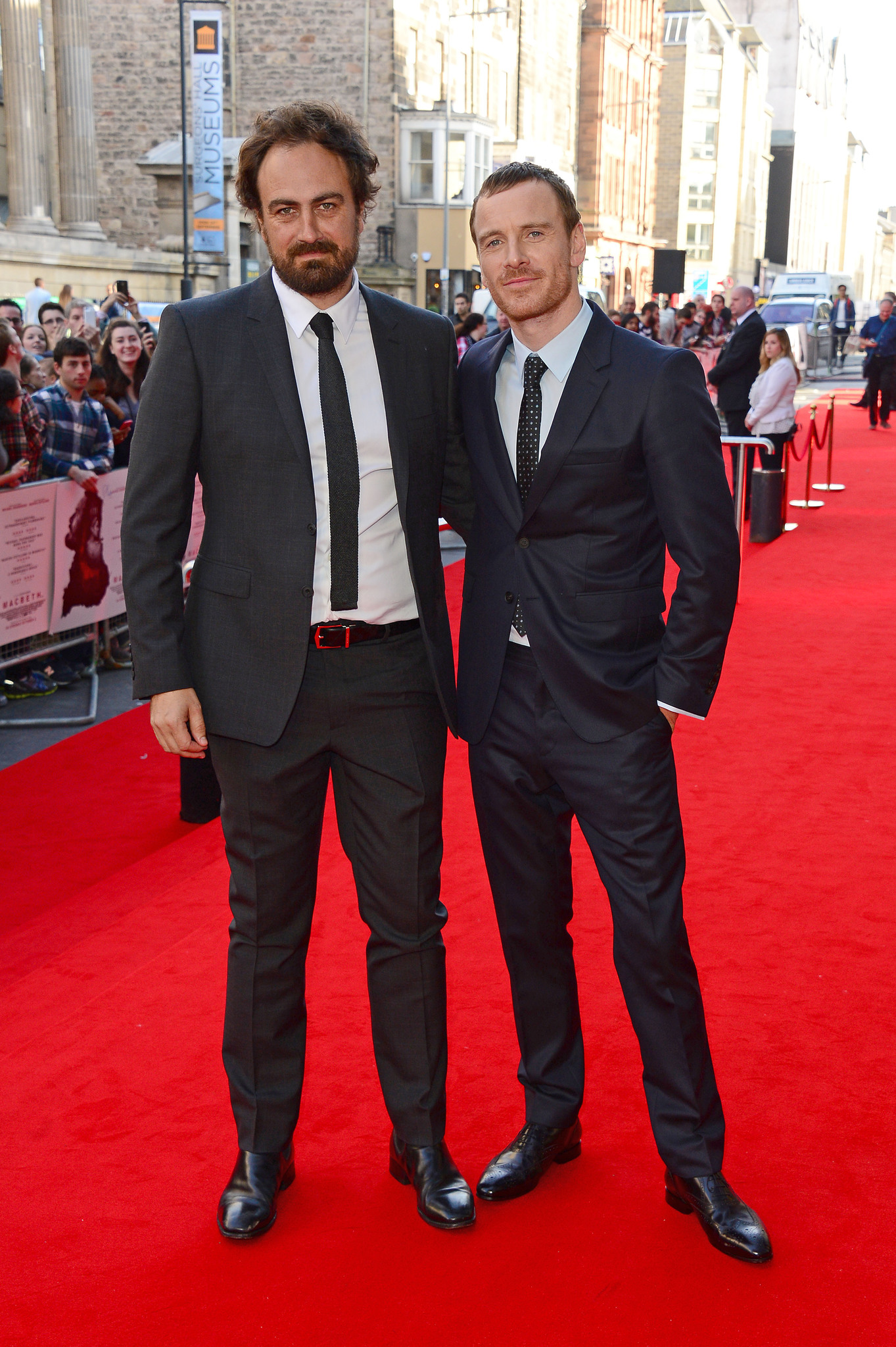 Michael Fassbender and Justin Kurzel at event of Macbeth (2015)