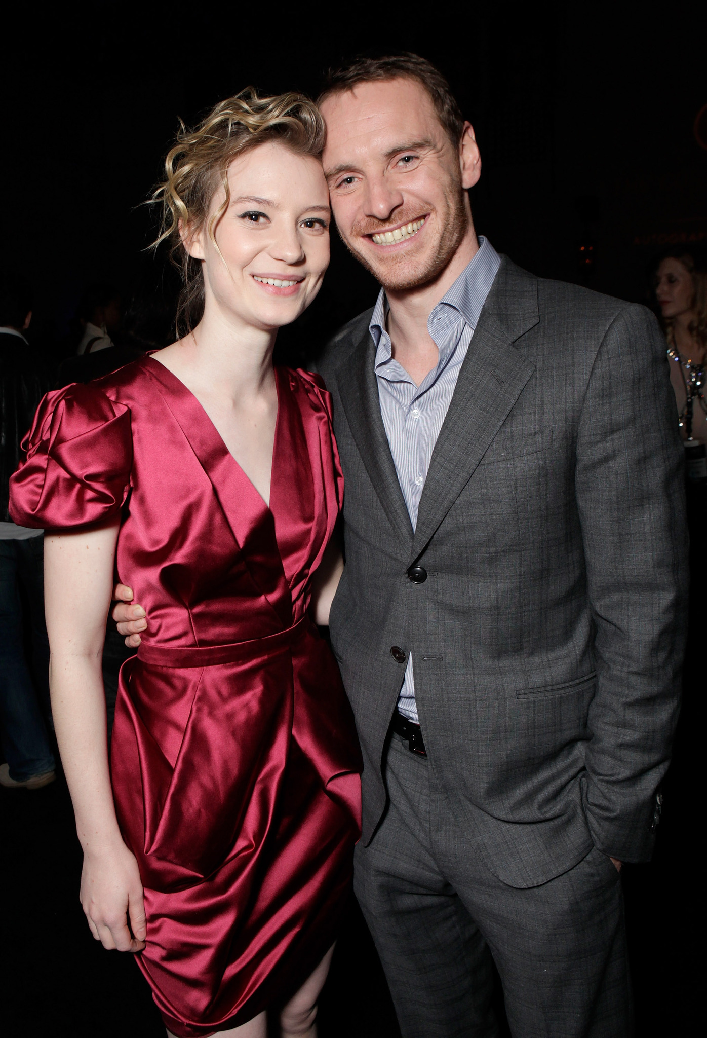 Michael Fassbender and Mia Wasikowska