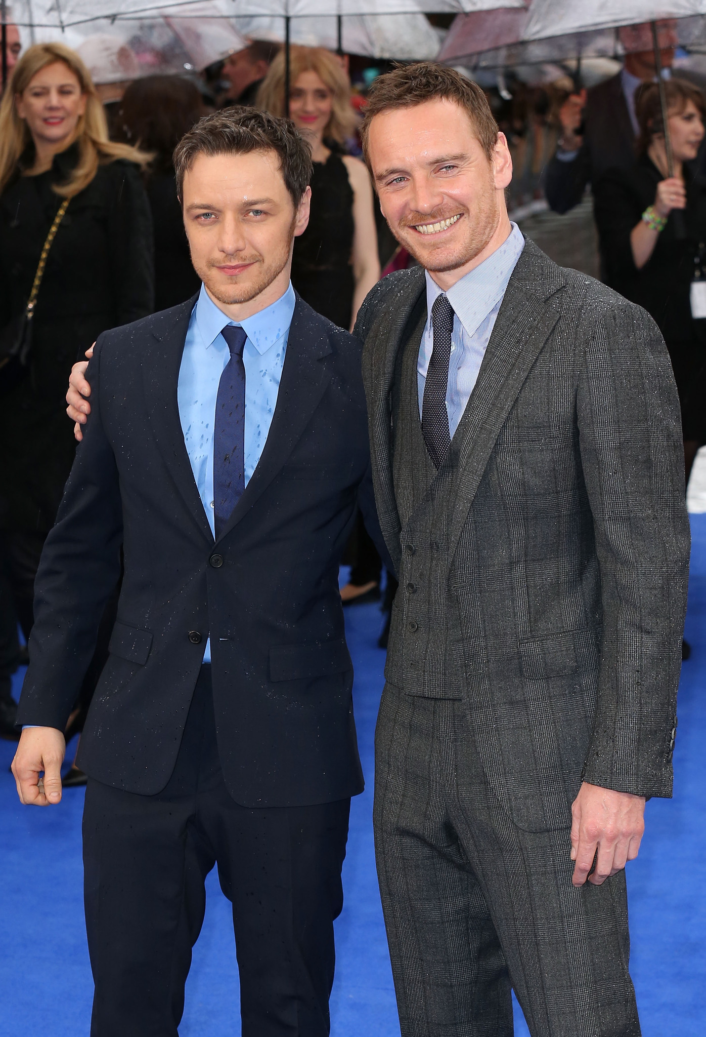 James McAvoy and Michael Fassbender at event of Iksmenai: Praejusios ateities dienos (2014)