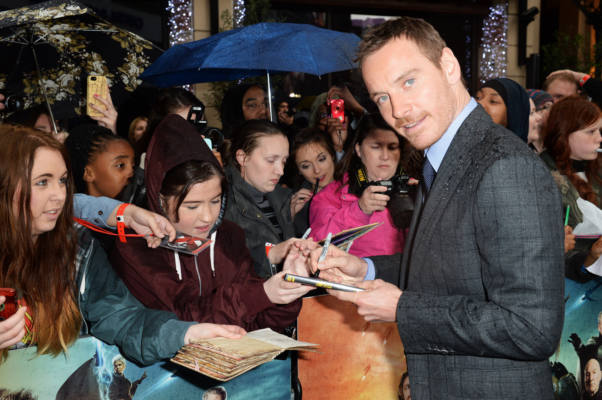 Michael Fassbender at event of Iksmenai: Praejusios ateities dienos (2014)