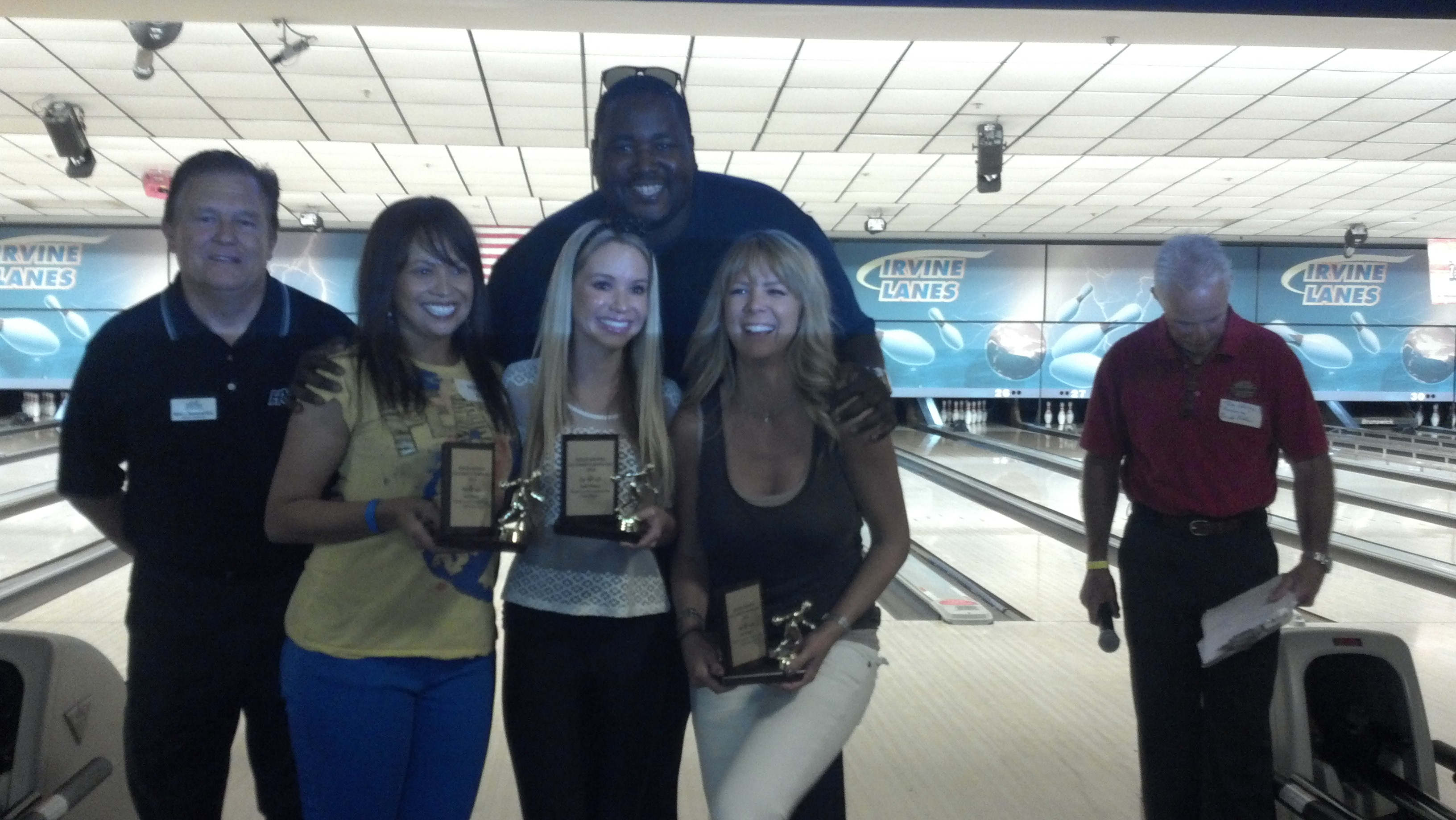 2011 Foothill AIDS Foundation Celebrity Bowling Tournament Winners Circle