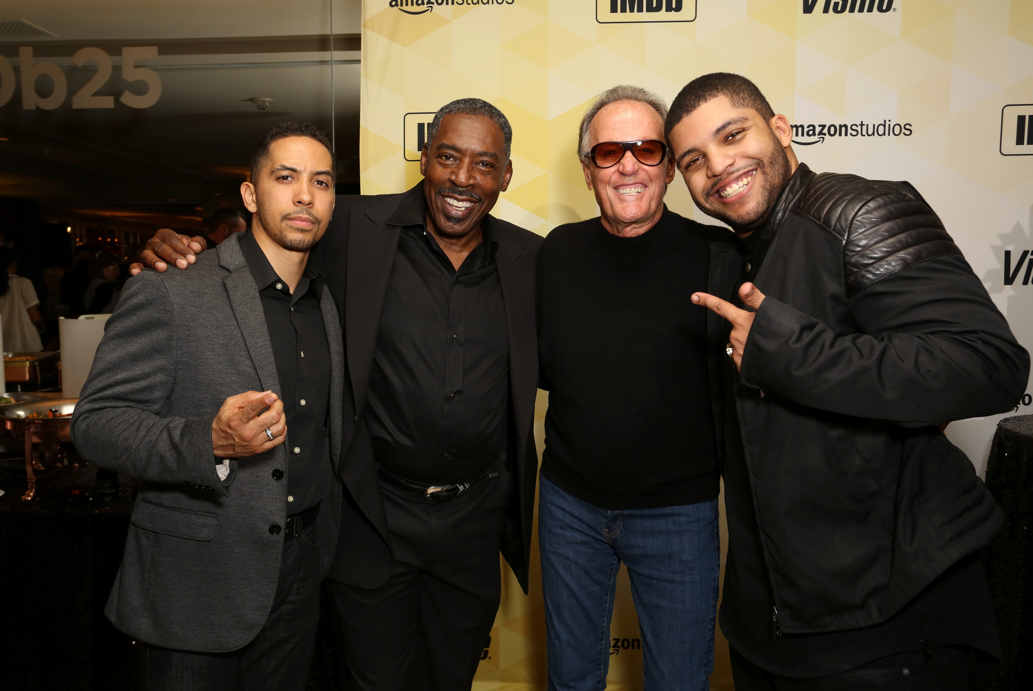 Peter Fonda, Ernie Hudson, Neil Brown Jr. and O'Shea Jackson Jr. at event of IMDb on the Scene (2015)