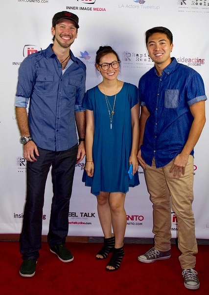 with DTM client David Chan and actress Christine Lee @ 