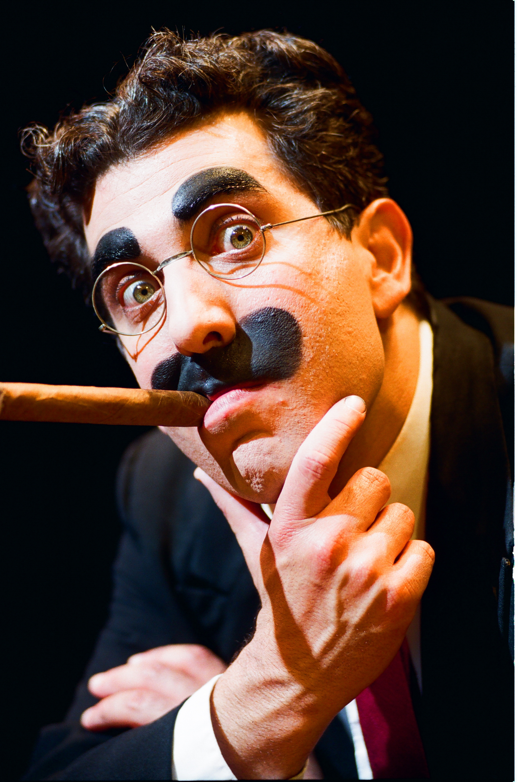 Frank Ferrante as Groucho Marx in his one-man 