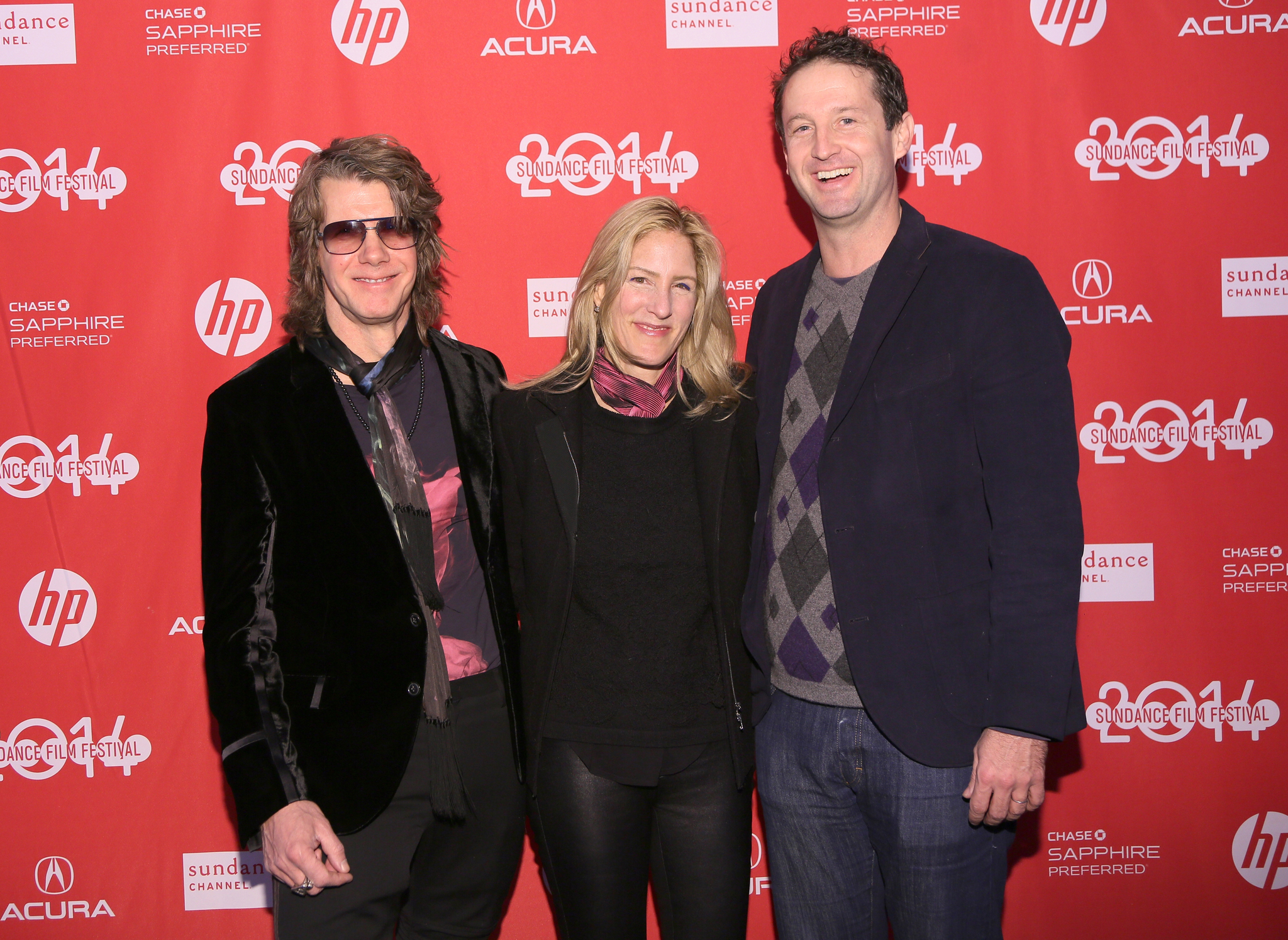 James D. Cooper, Trevor Groth and Loretta Harms at event of Lambert & Stamp (2014)