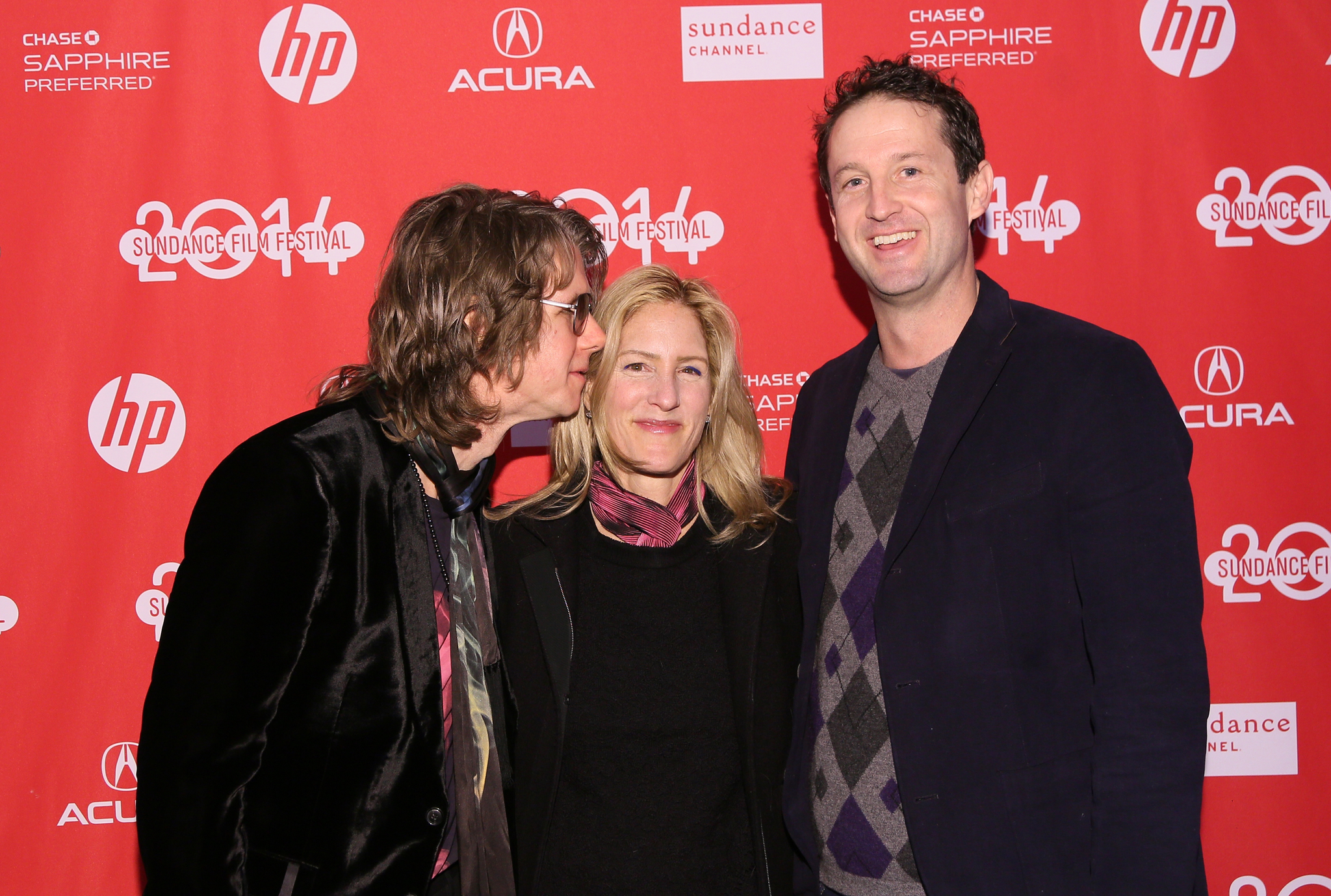 James D. Cooper, Trevor Groth and Loretta Harms at event of Lambert & Stamp (2014)