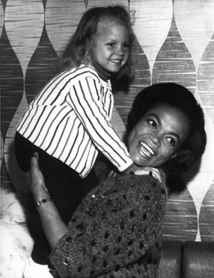 Eartha Kitt and daughter Kitt McDonald