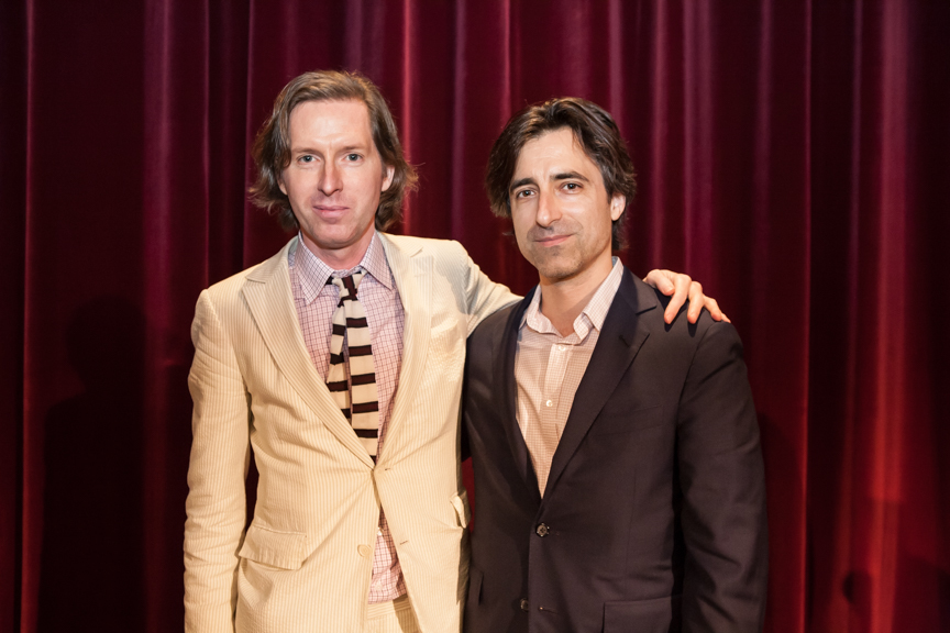 Wes Anderson and Noah Baumbach at a Q&A for 'Mistress America'