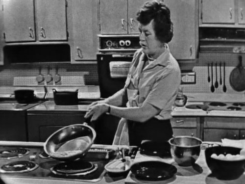 Still of Julia Child in The French Chef (1962)