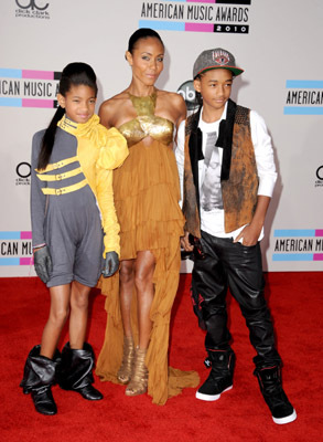 Jada Pinkett Smith, Jaden Smith and Willow Smith