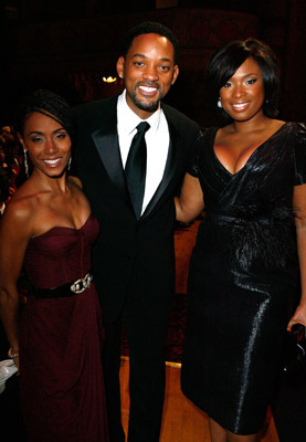 Will Smith, Jada Pinkett Smith and Jennifer Hudson