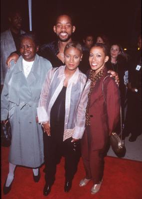 Will Smith and Jada Pinkett Smith at event of Woo (1998)