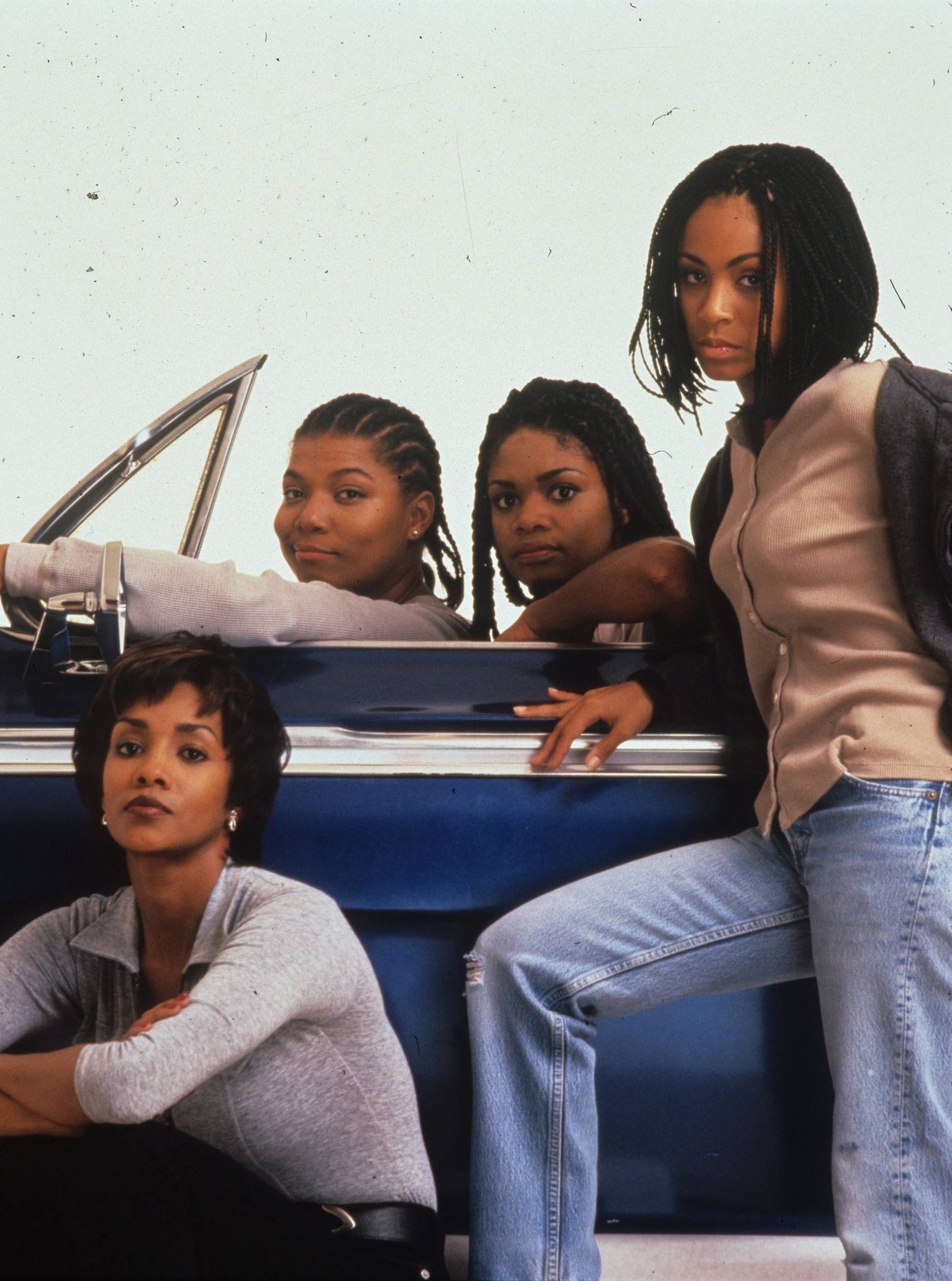 Still of Vivica A. Fox, Jada Pinkett Smith, Queen Latifah and Kimberly Elise in Set It Off (1996)