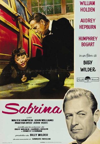 Humphrey Bogart, Audrey Hepburn and William Holden in Sabrina (1954)