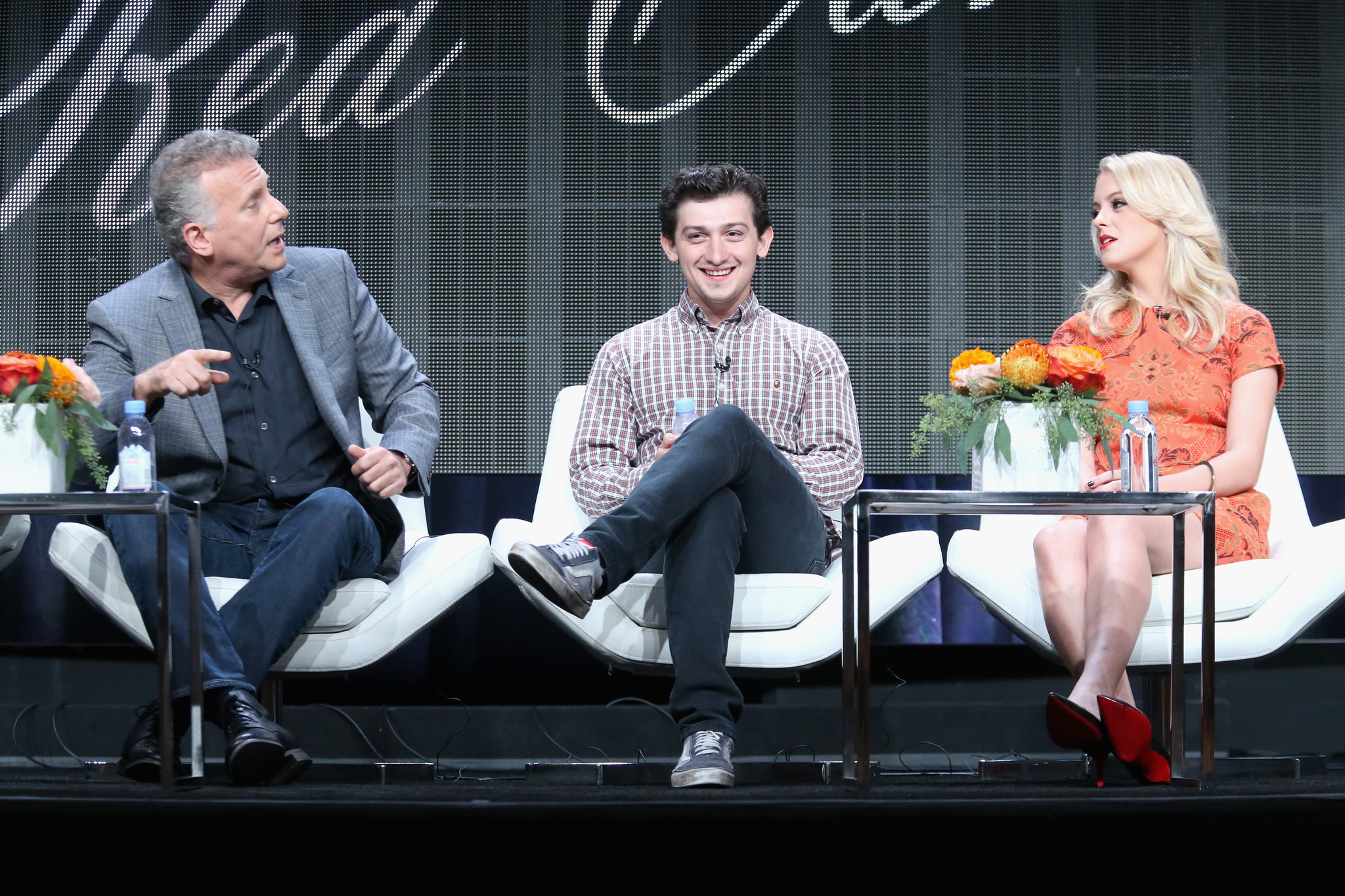 Paul Reiser, Craig Roberts and Gage Golightly at event of Red Oaks (2014)