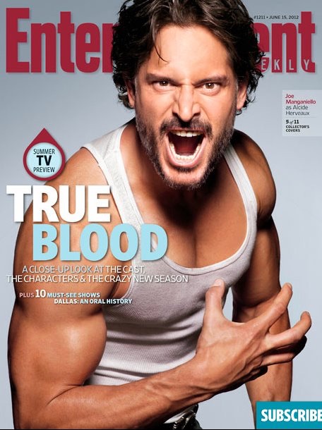 Joe Manganiello Entertainment Weekly cover. Men's grooming by Rocky Faulkner