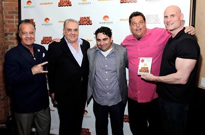 Taken at the NY screening of Nicky Deuce with great company. Vince Curatola,Tony Sirico, Guido Grasso and Steven Schirripa