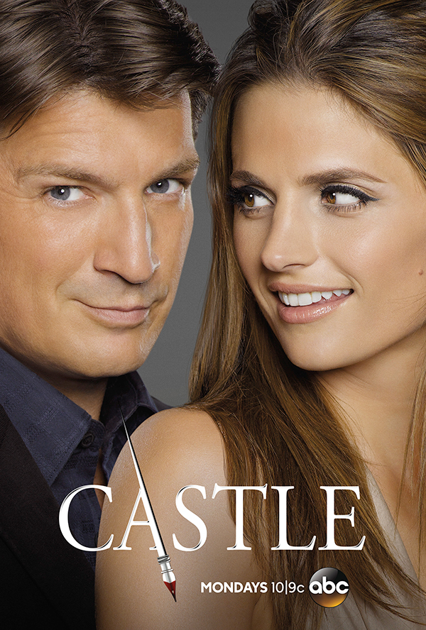Nathan Fillion and Stana Katic in Kastlas (2009)