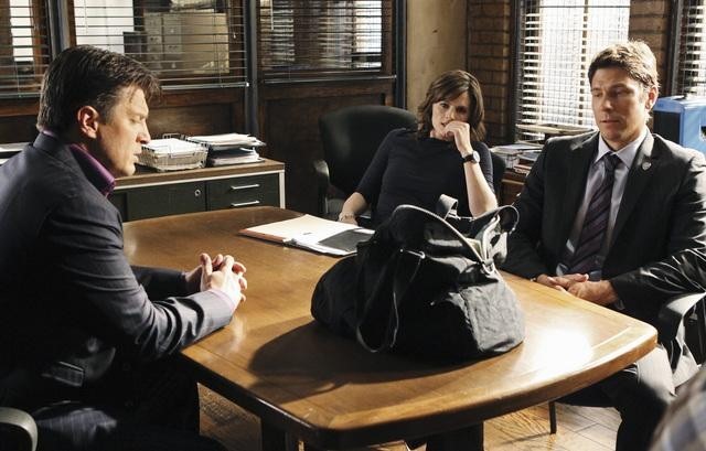 Still of Nathan Fillion, Michael Trucco and Stana Katic in Kastlas (2009)