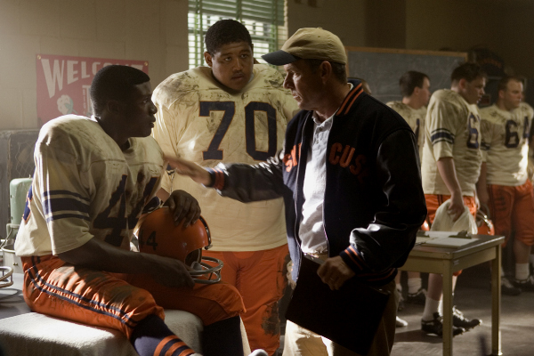 Still of Dennis Quaid, Rob Brown and Omar Benson Miller in The Express (2008)
