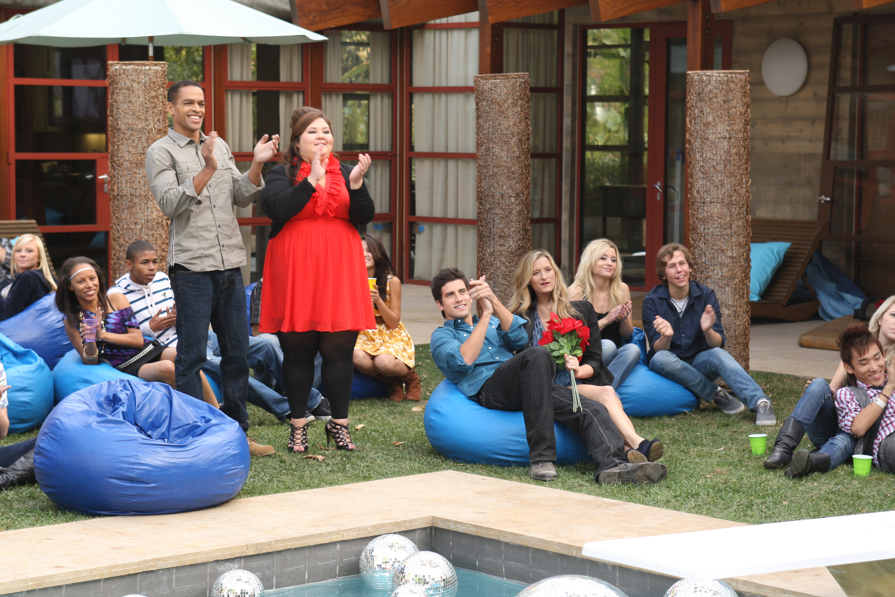 Still of Jolene Purdy, Malcolm David Kelley, Ryan Rottman and Grace Gummer in Gigantic (2010)