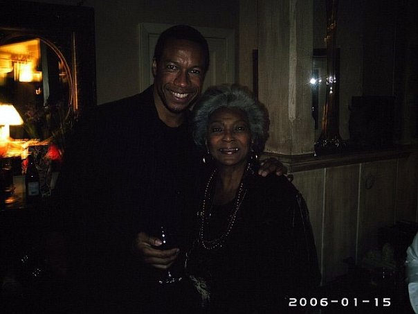 Myself with the legendary Nichelle Nichols (Uhura) of Star Trek.