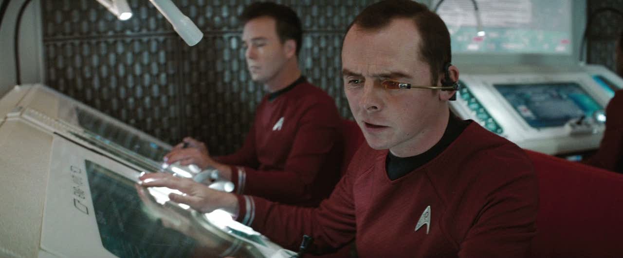 Star Trek 2009 Christopher Doohan and Simon Pegg