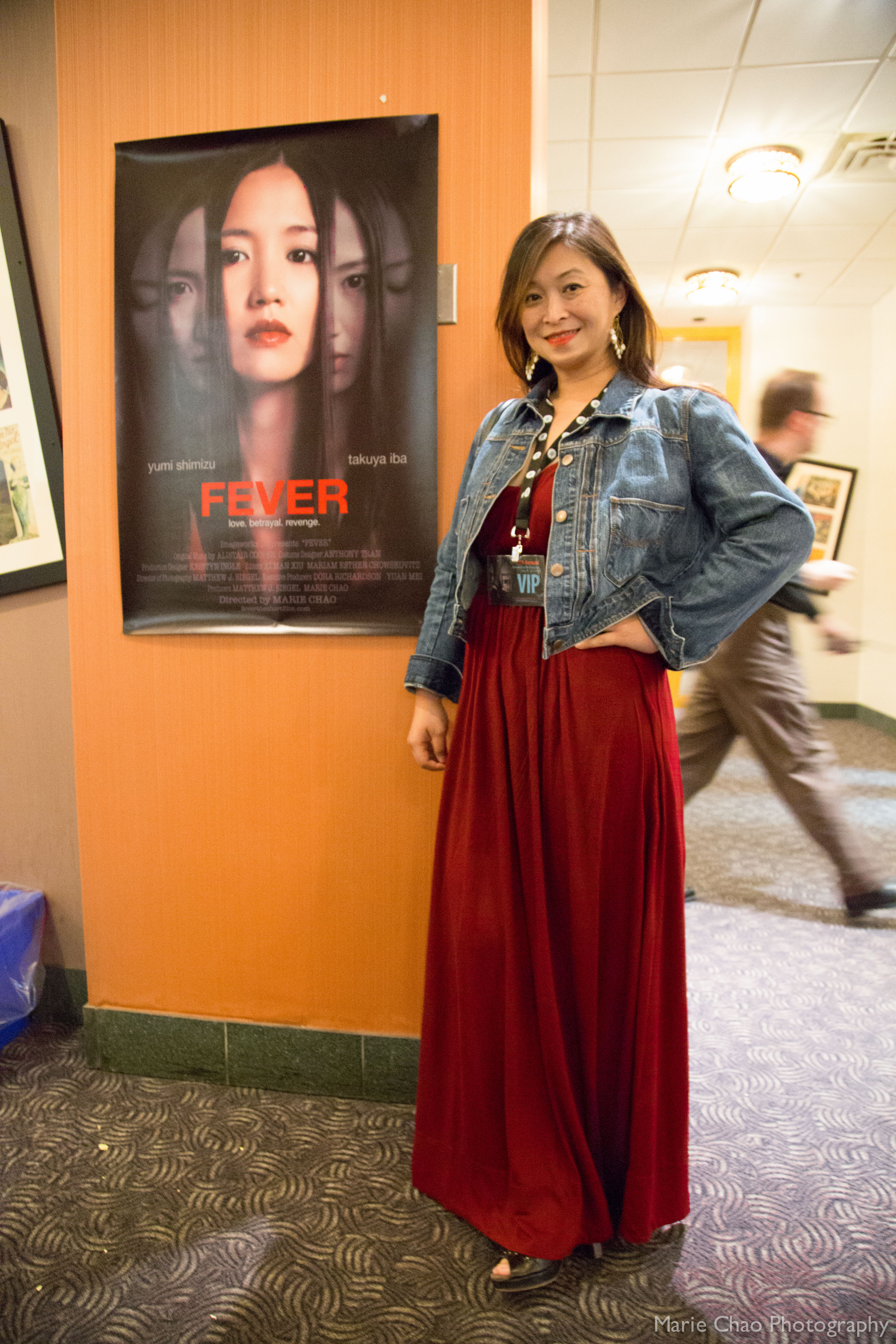 Marie Chao at the World Premiere of FEVER, at the 11th Annual Female Eye Film Festival in Toronto, Canada.