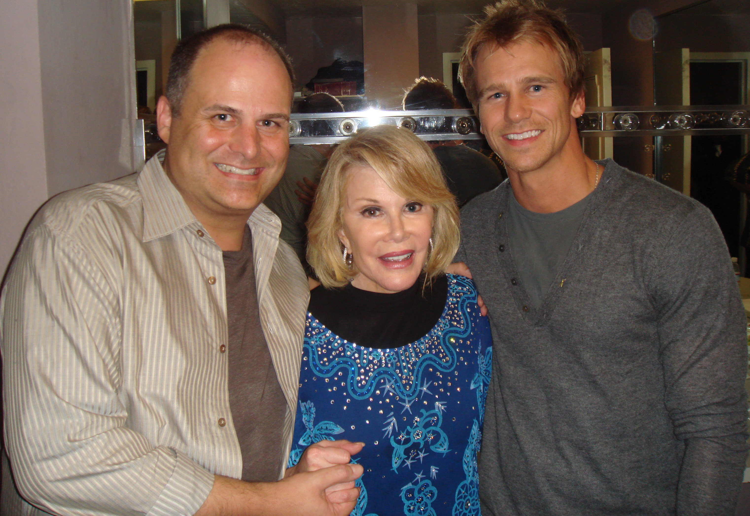 Brian Edwards, Joan Rivers and Rusty Joiner - The Plush Room, San Francisco, CA 31 August 2007