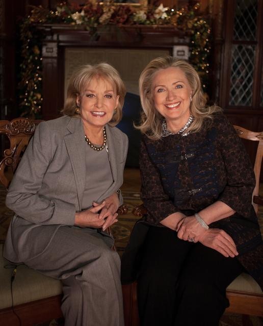 Still of Hillary Clinton and Barbara Walters in The Barbara Walters Special (1976)