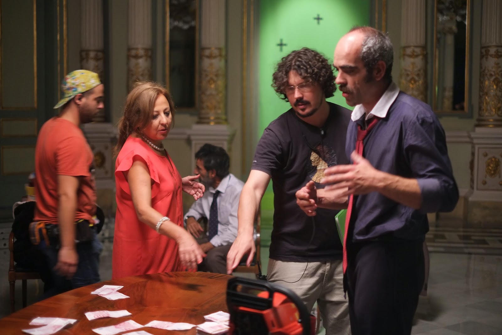 As First AD with Carmen Machi, Luis Tosar e Imanol Arias in the shooting of 