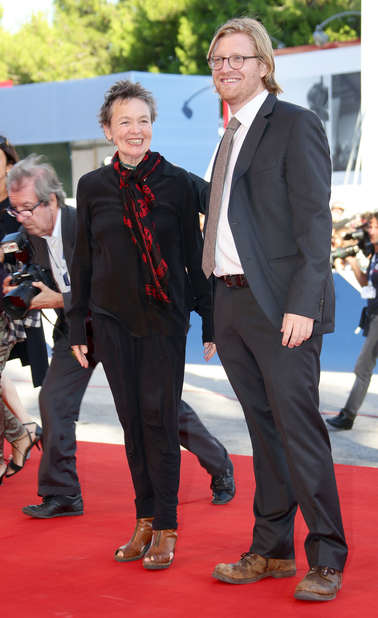 Laurie Anderson and Dan Janvey at event of Heart of a Dog (2015)