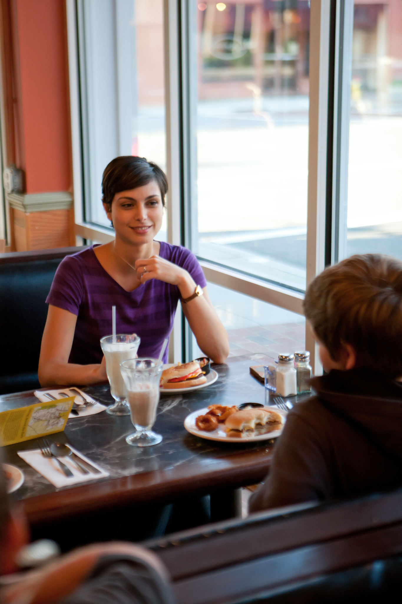 Still of Morena Baccarin and Jackson Pace in Tevyne (2011)