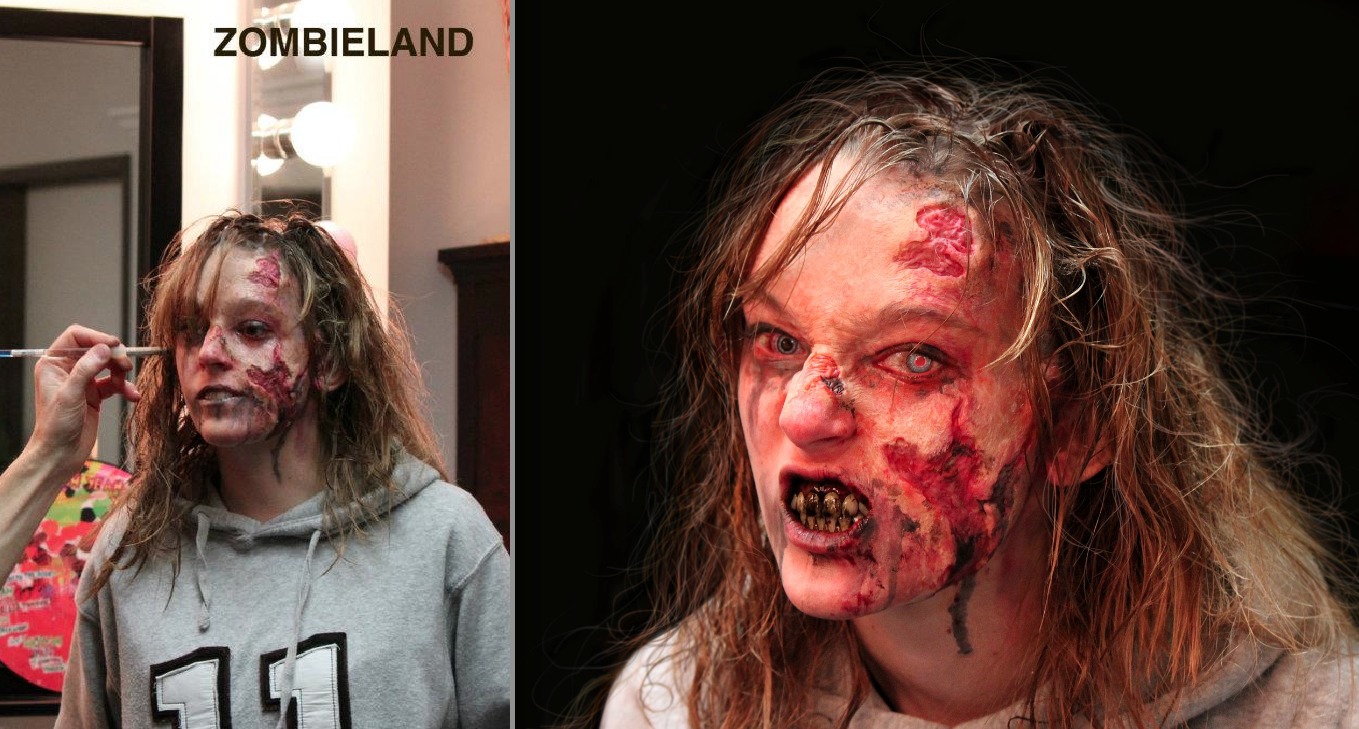 Makeup Test on actress Brianna Gardner for the film 