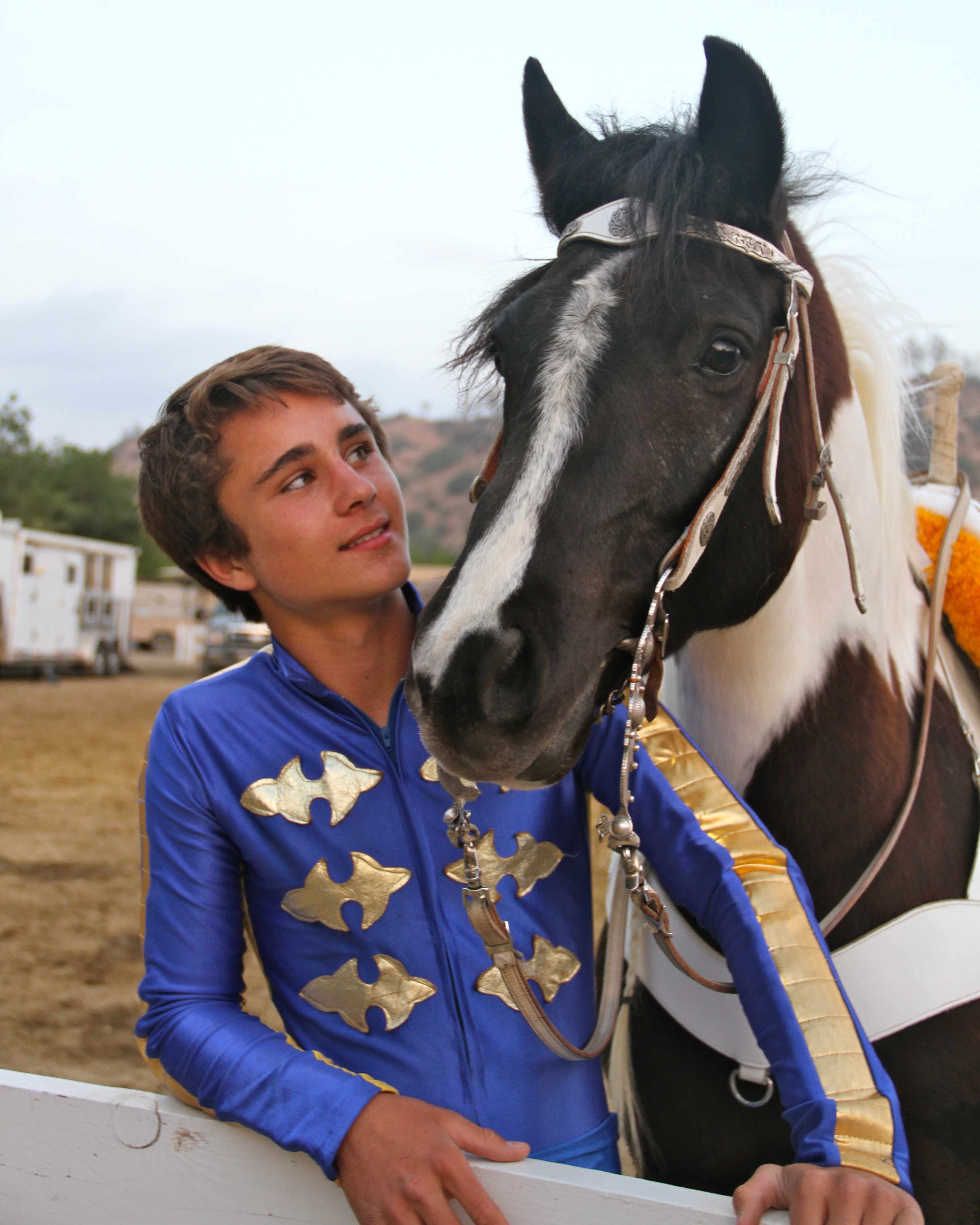 Gattlin and Sliver at the Fiesta of the Spanish Horse 2013.