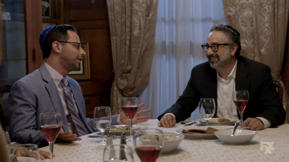 Nick Kroll and Paul Schackman in The League