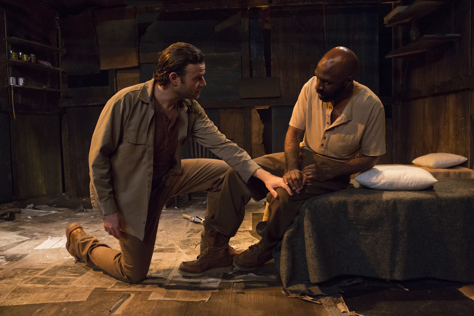 Eric Scott Gould with Anthony Mark Barrow in Athol Fugard's, 