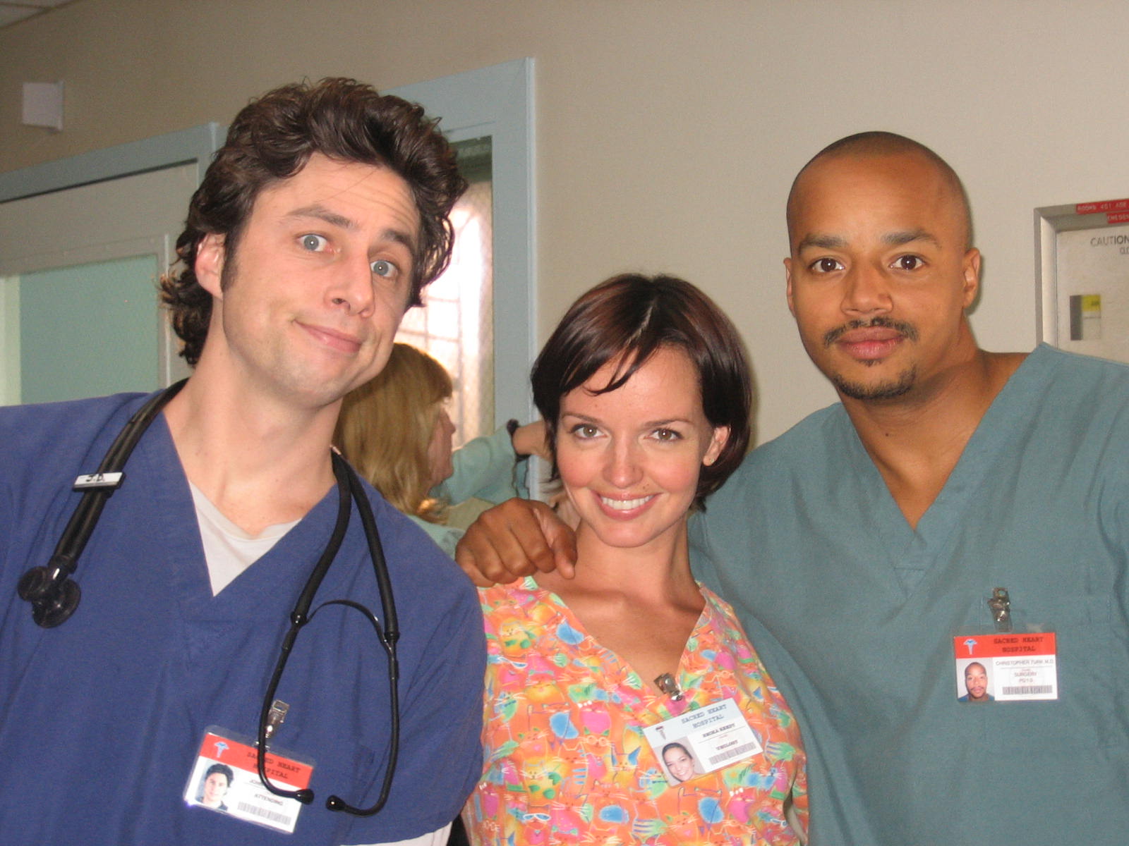 SCRUBS with Zack Braff and Donald Faison