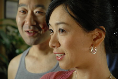 Nae and Hiroshi Watanabe in White on Rice (2009)