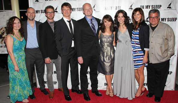 Allen Wolf with the cast of In My Sleep.