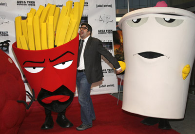 Dana Snyder at event of Aqua Teen Hunger Force Colon Movie Film for Theaters (2007)